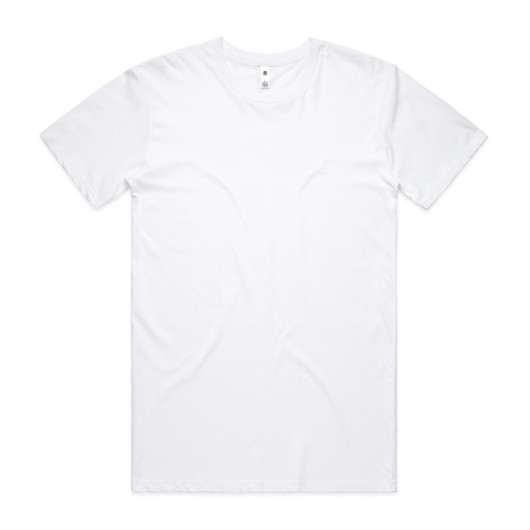 White AS Colour Basic Tees